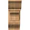 Ekena Millwork Merced Traditional Smooth Bracket w/ Offset Brace, Western Red Cedar, 7 1/2"W x 18"D x 18"H BKT0806X18X18MRC01SWR - alternate 4
